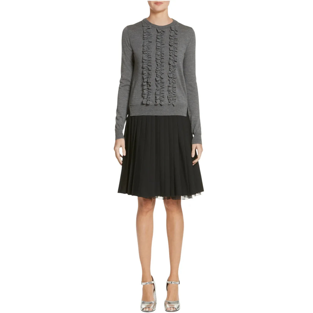 MARC JACOBS Ruffle Merino Wool Sweater S - flyKAMP