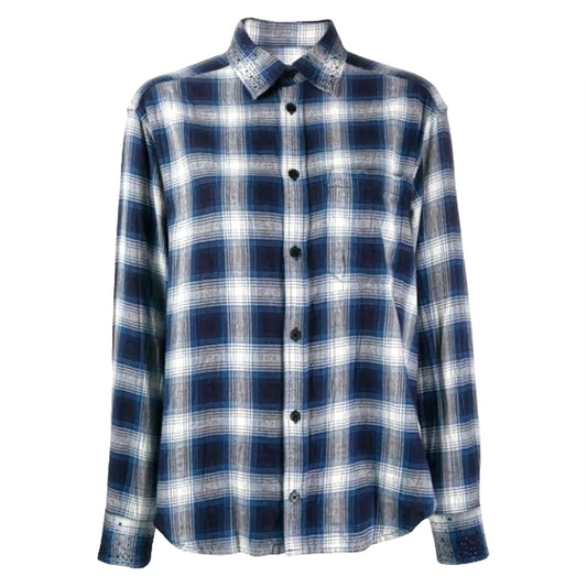 ZADIG & VOLTAIRE Tais Car Rhinestar Embellished Shirt XS