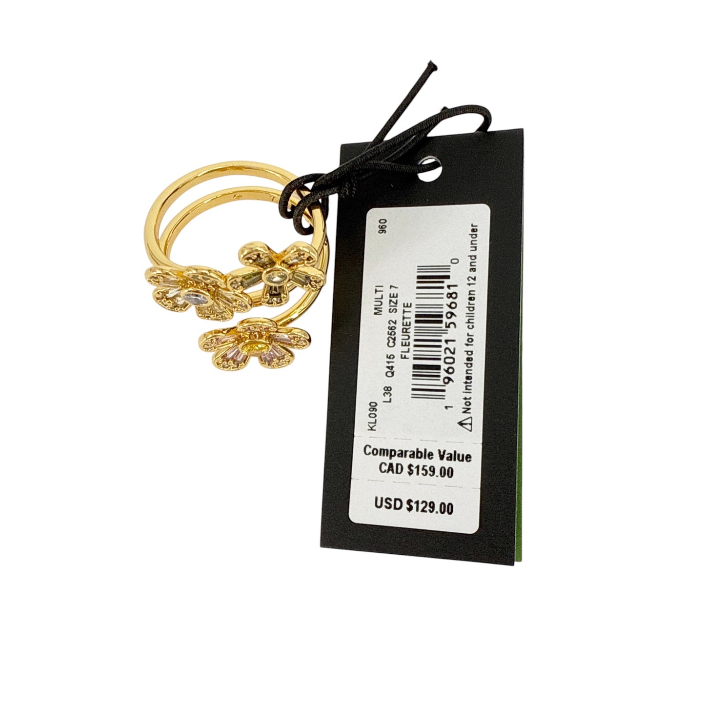 KATE SPADE New York Fleurette Ring Size 7