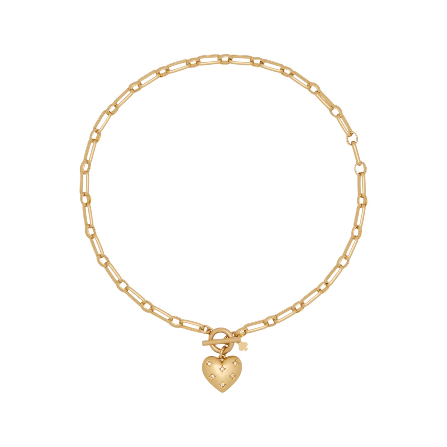 KATE SPADE New York My Precious Heart Toggle Necklace