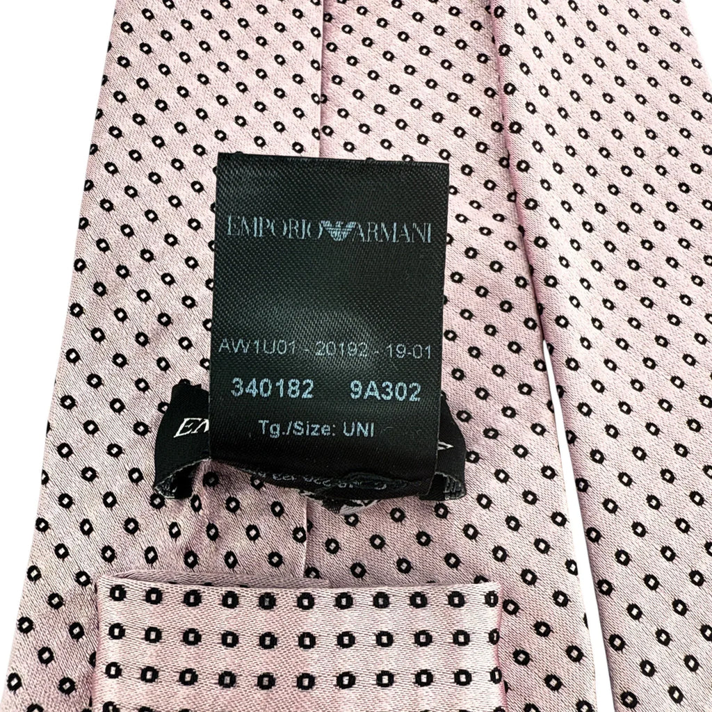 EMPORIO ARMANI Silk Tie in Pink - flyKAMP