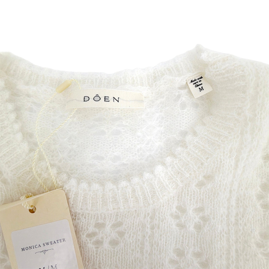 DOEN Monica Sweater in Ivory M Doen