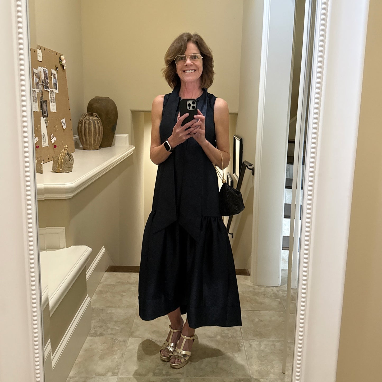 CULT GAIA Rue Wristlet Bag in Black