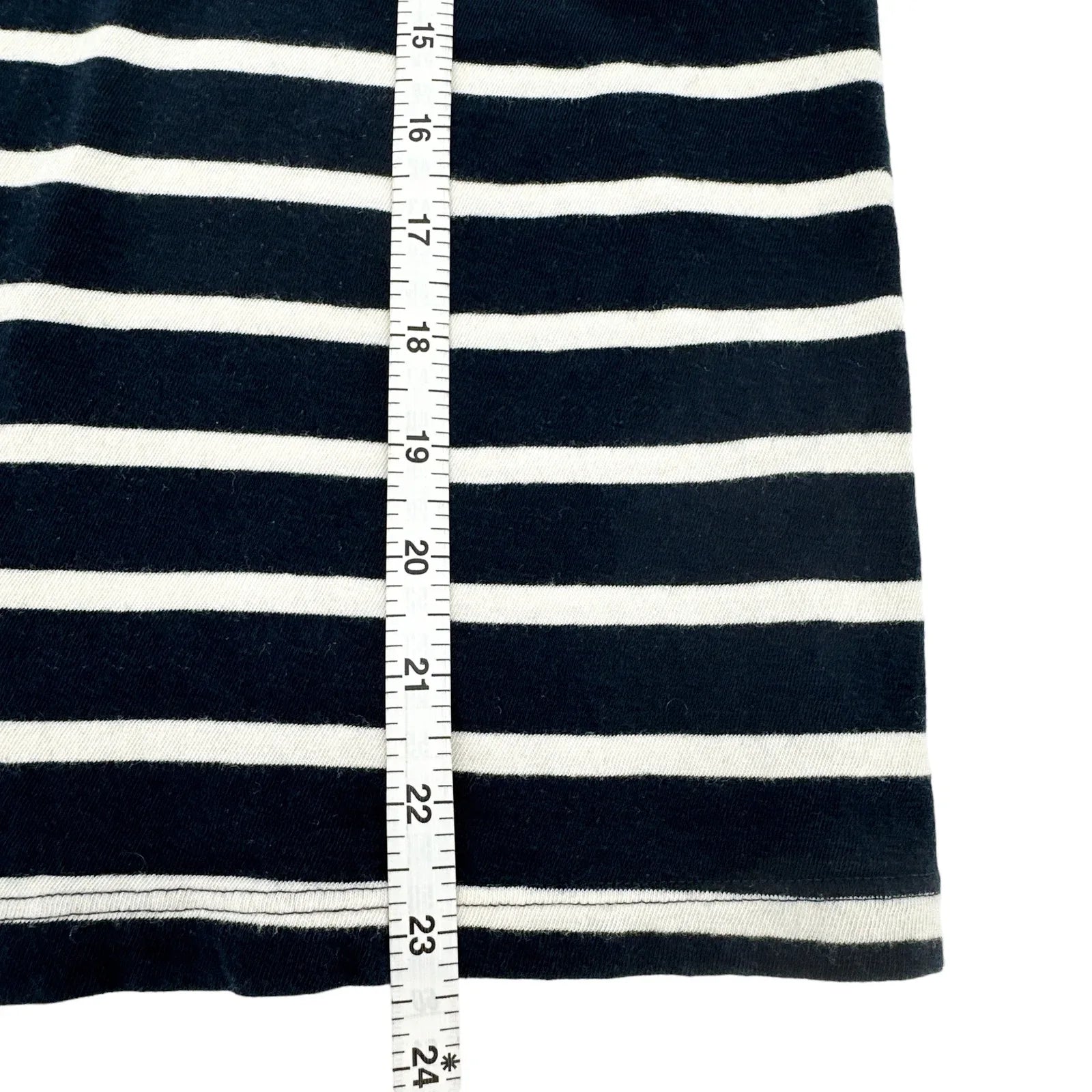 MONROW Stripe Tee in Navy & Cream XS - flyKAMP
