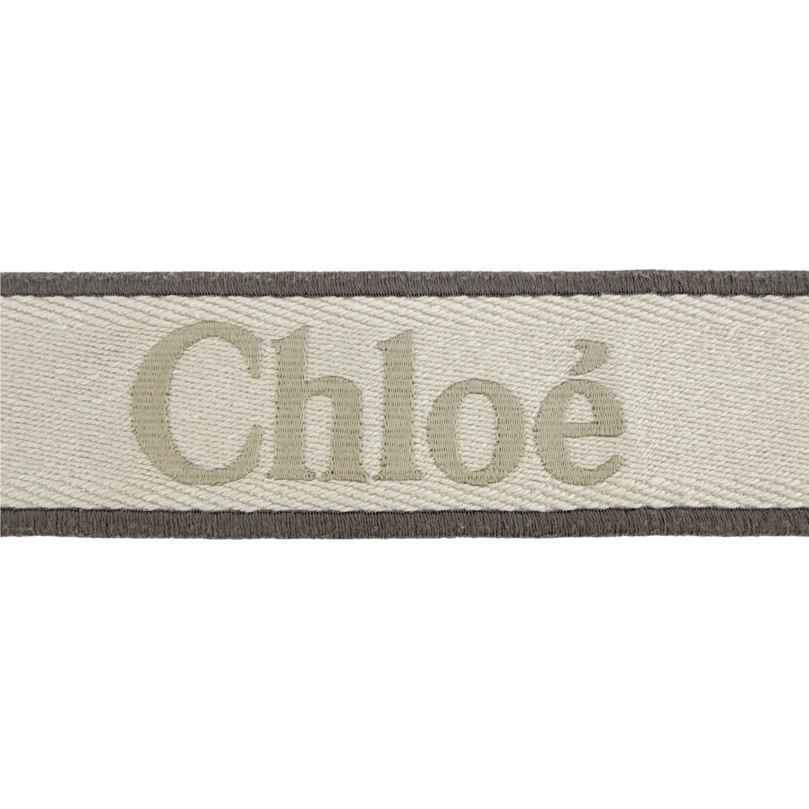 CHLOÉ Logo Bag Shoulder Strap In Grey