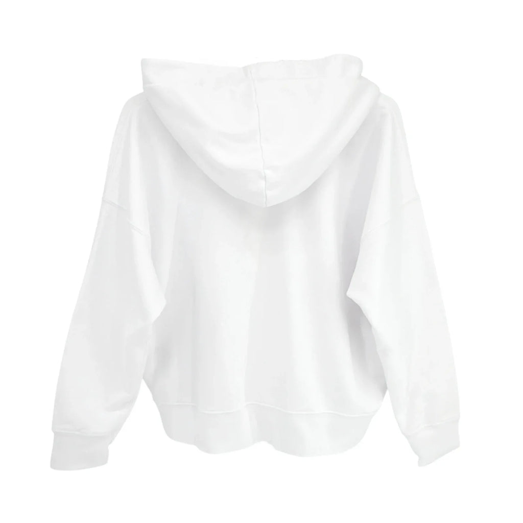 THE GREAT. The Lace Up Hoodie. In True White 0|XS - flyKAMP