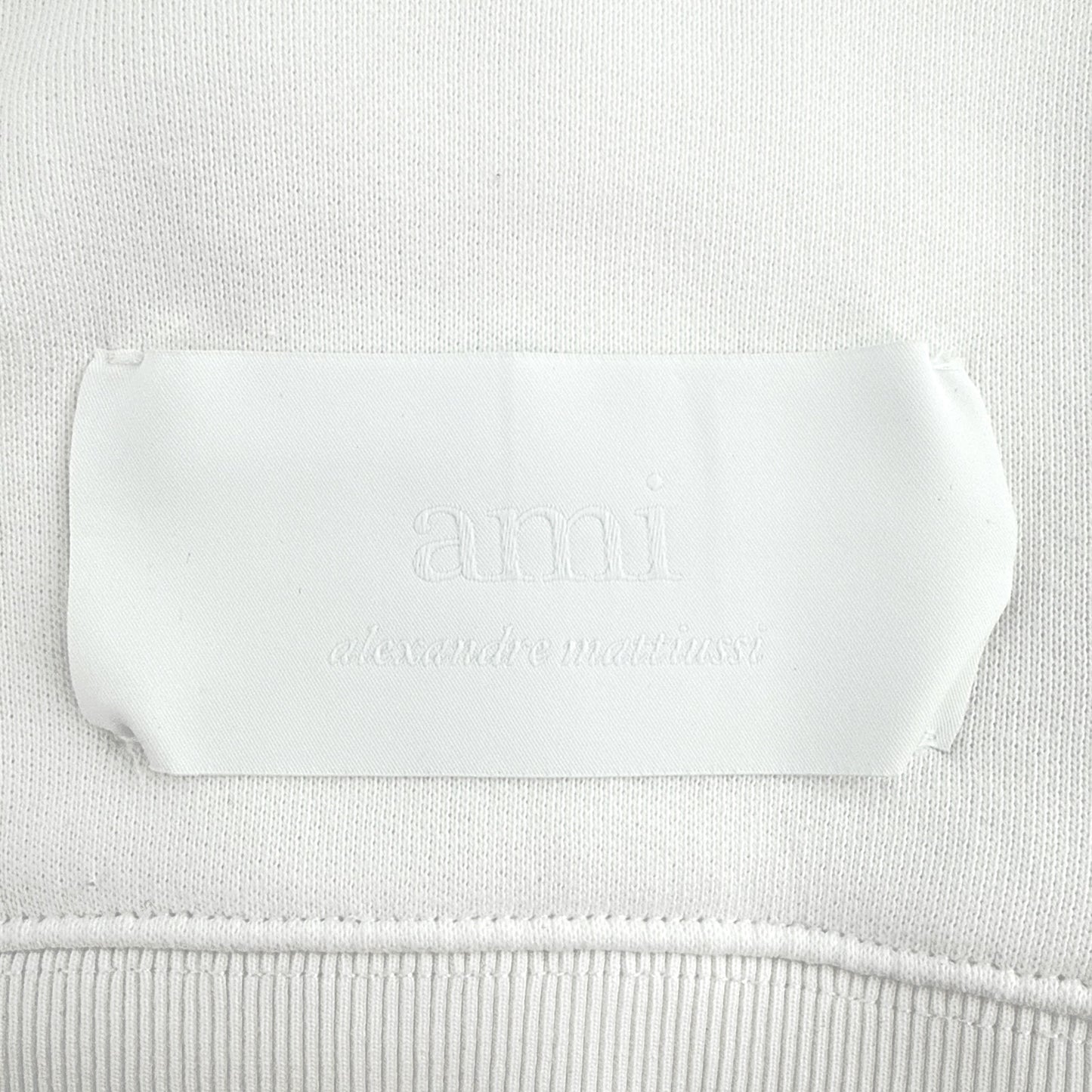 AMI Logo Patch Sweatshirt XS