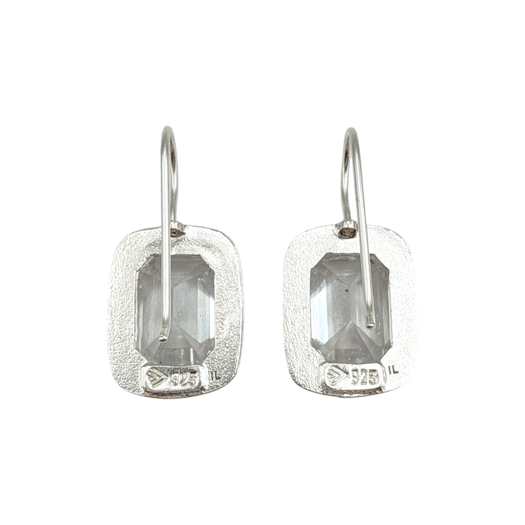 SILPADA Moments to Shine Drop Earrings White Cubic Zirconia