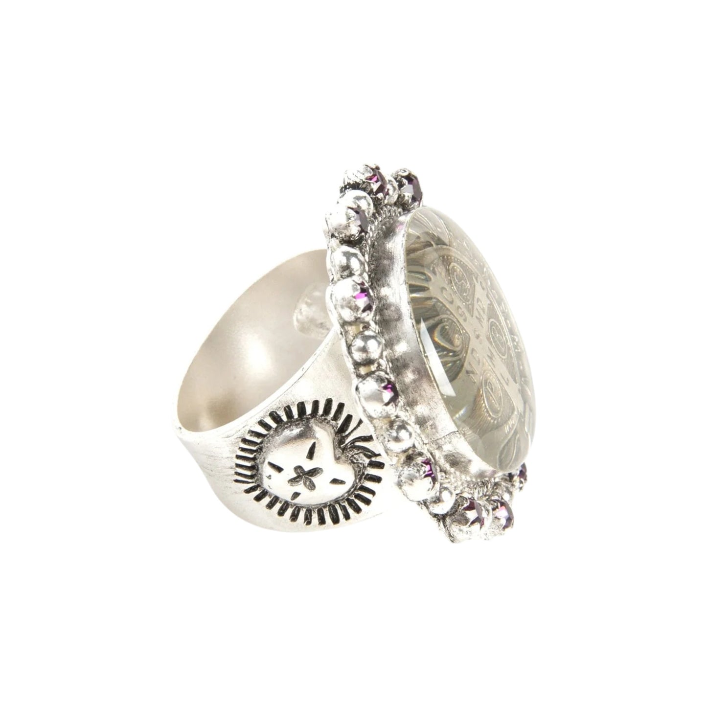 VIRGINS SAINTS & ANGELS VSA Vintage San Benito Ring Sterling Silver 6