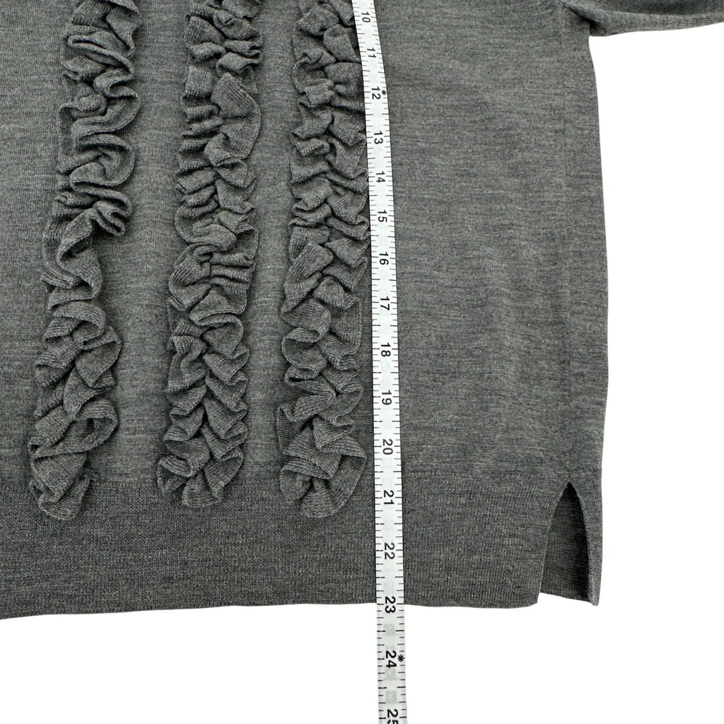 MARC JACOBS Ruffle Merino Wool Sweater S - flyKAMP