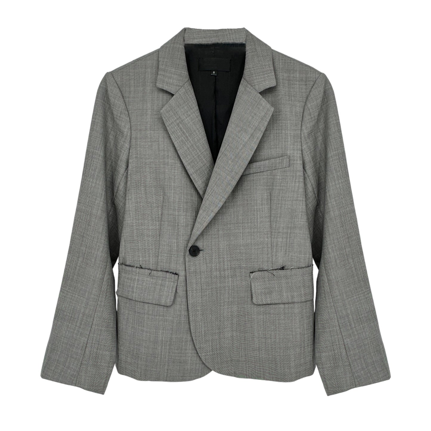 NILI LOTAN Jefferson Jacket Blazer in Grey 8
