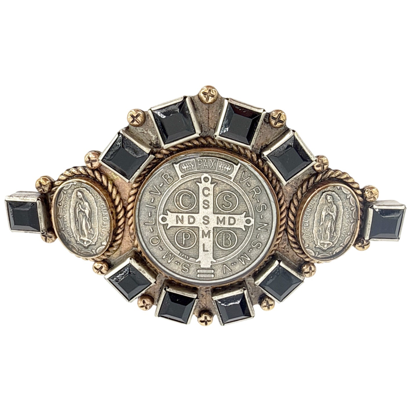 VIRGINS SAINTS & ANGELS VSA San Benito Goddess Buckle - Jet