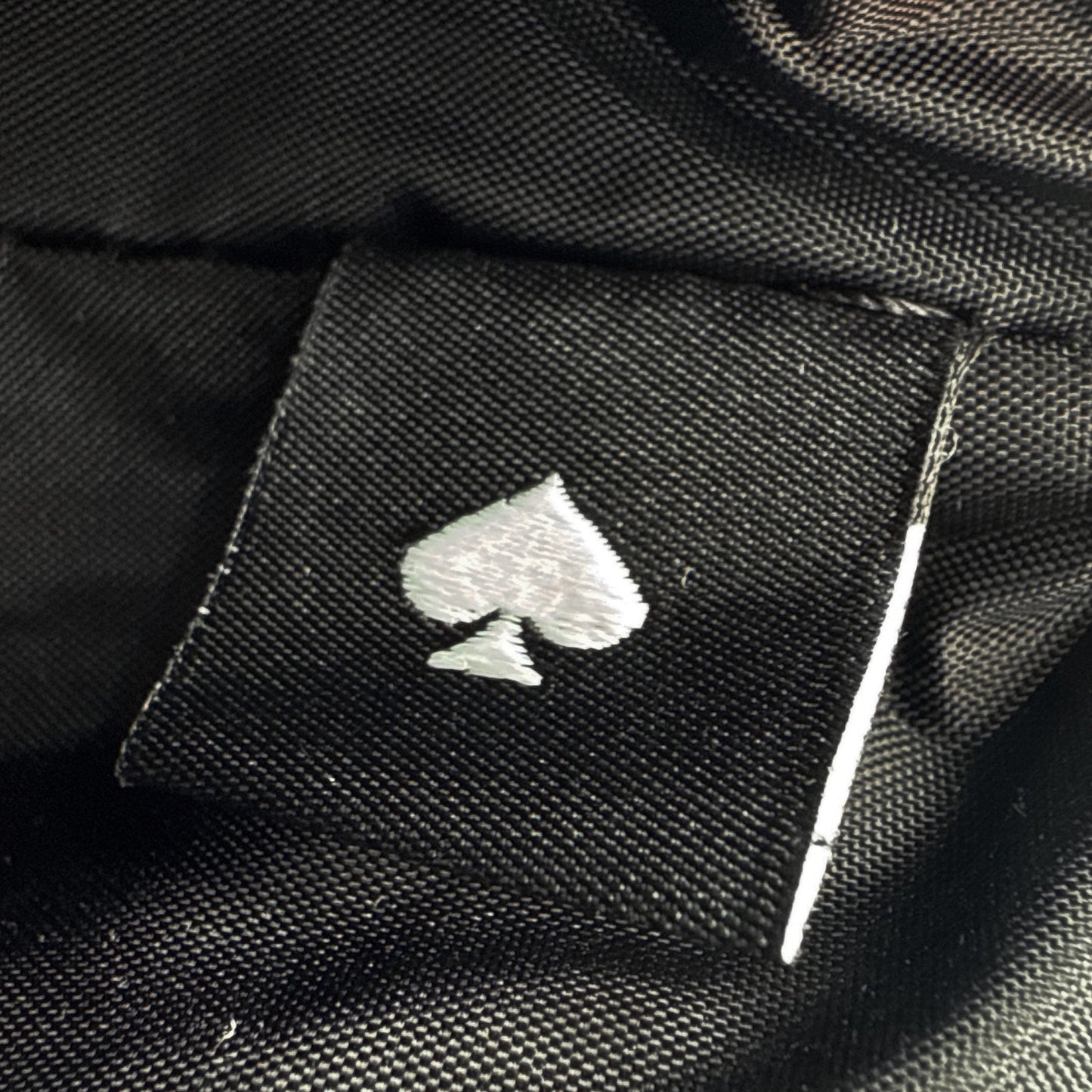 KATE SPADE New York Spade Flower Quilted Cosmetic Pouch in Black