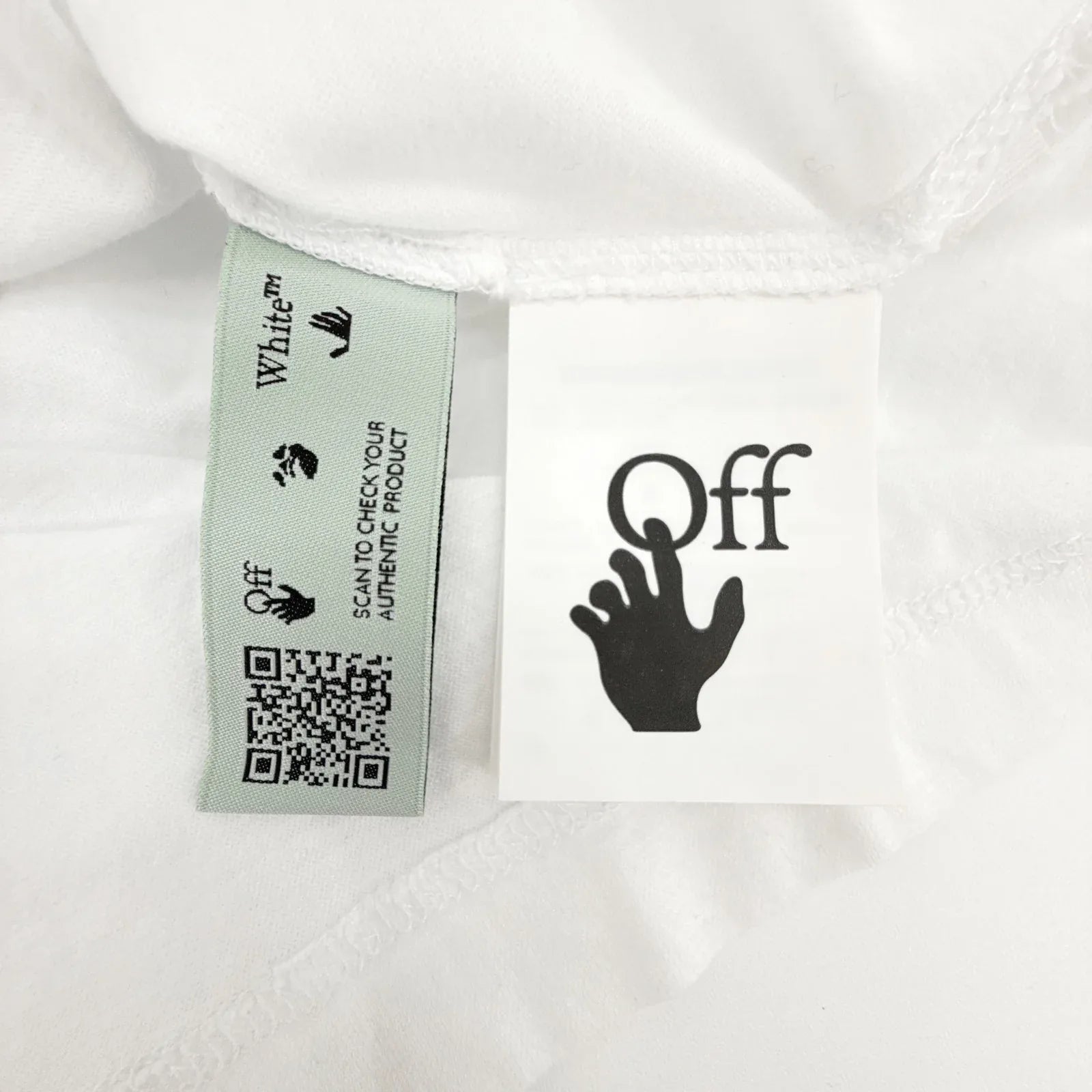 OFF WHITE Embroidered Mini Floral Arrows Tee S - flyKAMP