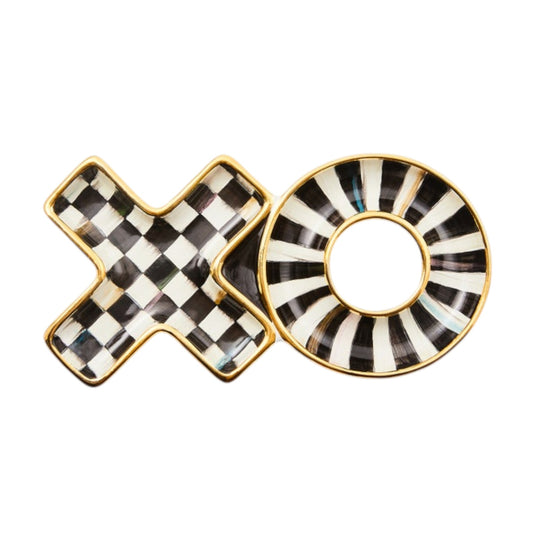 MACKENZIE-CHILDS XO Dish in Courtly Check