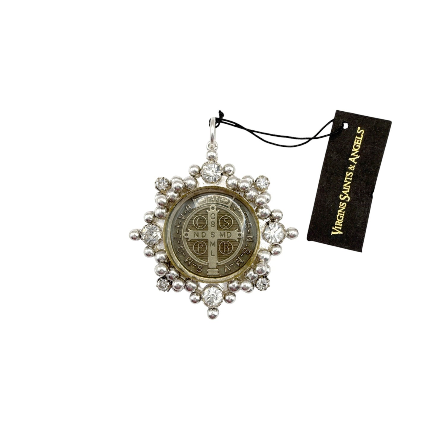 VIRGINS SAINTS & ANGELS VSA Cloister San Benito Charm in Silver