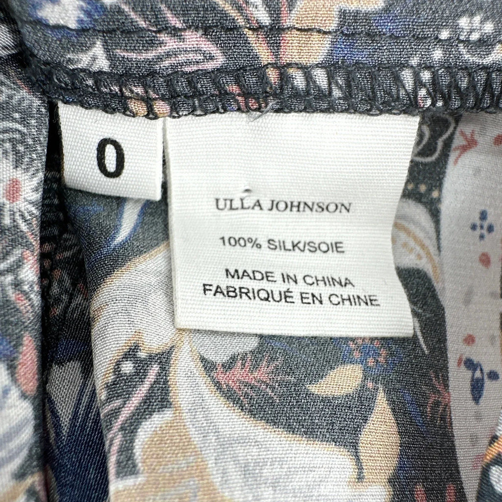 ULLA JOHNSON Posy Silk Top 0 - flyKAMP