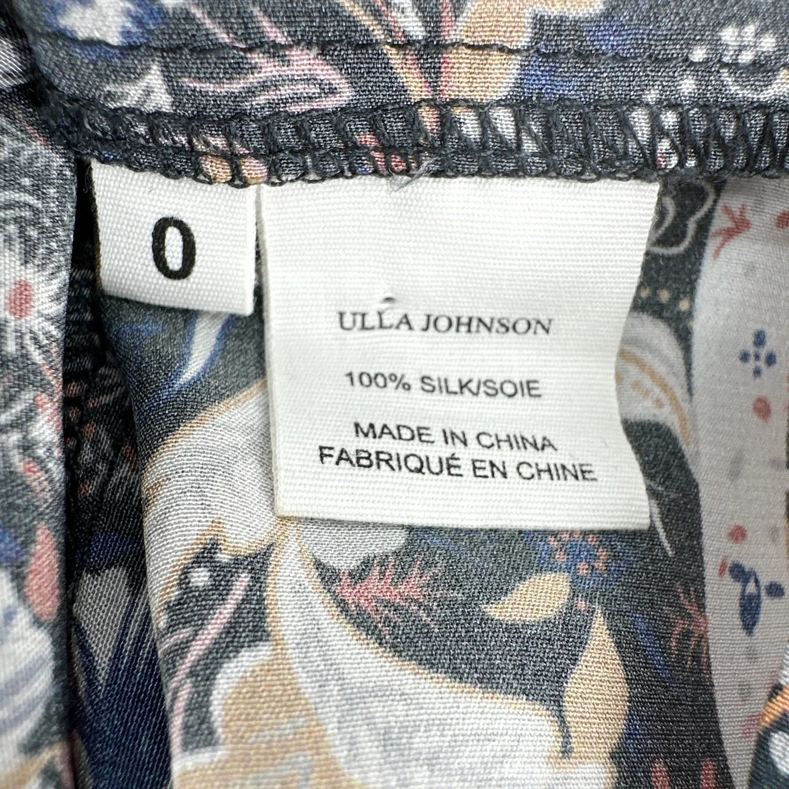 ULLA JOHNSON Posy Silk Top 0 - flyKAMP