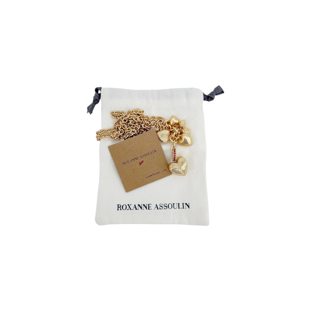 ROXANNE ASSOULIN The Family of Hearts Pendant Necklace Roxanne Assoulin