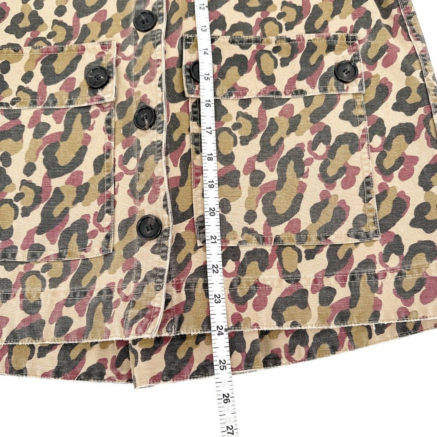 VERONICA BEARD Mercer Leopard Print Jacket S