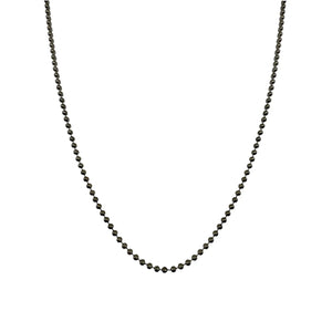 VIRGINS SAINTS & ANGELS VSA Bronze Ball Chain Plated in Gunmetal