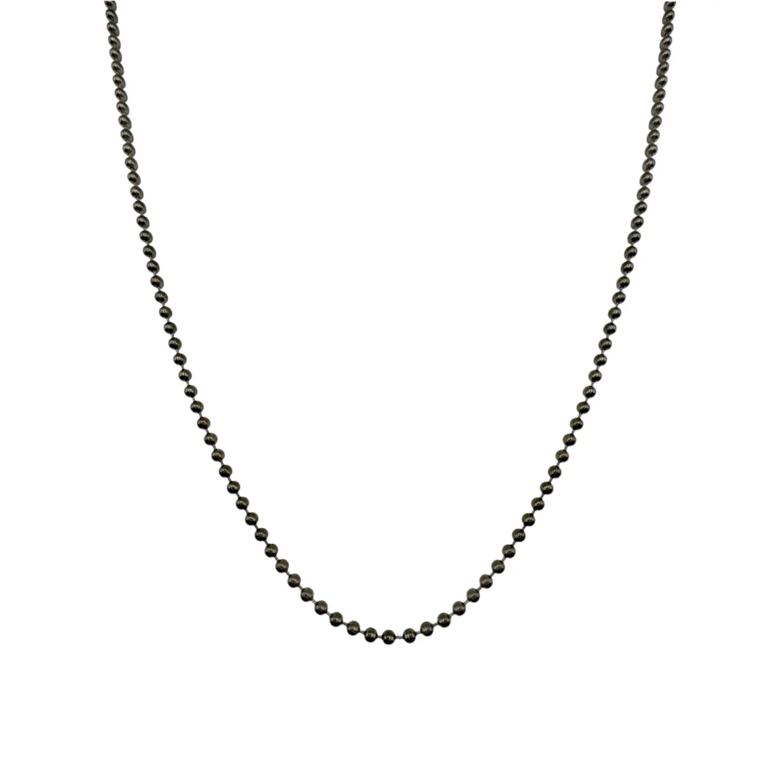 VIRGINS SAINTS & ANGELS VSA Bronze Ball Chain Plated in Gunmetal - flyKAMP