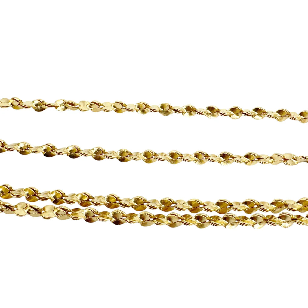 VIRGINS SAINTS & ANGELS VSA Love Chain Necklace in Gold - flyKAMP
