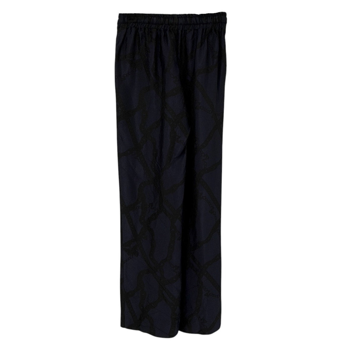 ZADIG & VOLTAIRE Pomy Jacquard Chain Print Pants In Encre FR34|XS