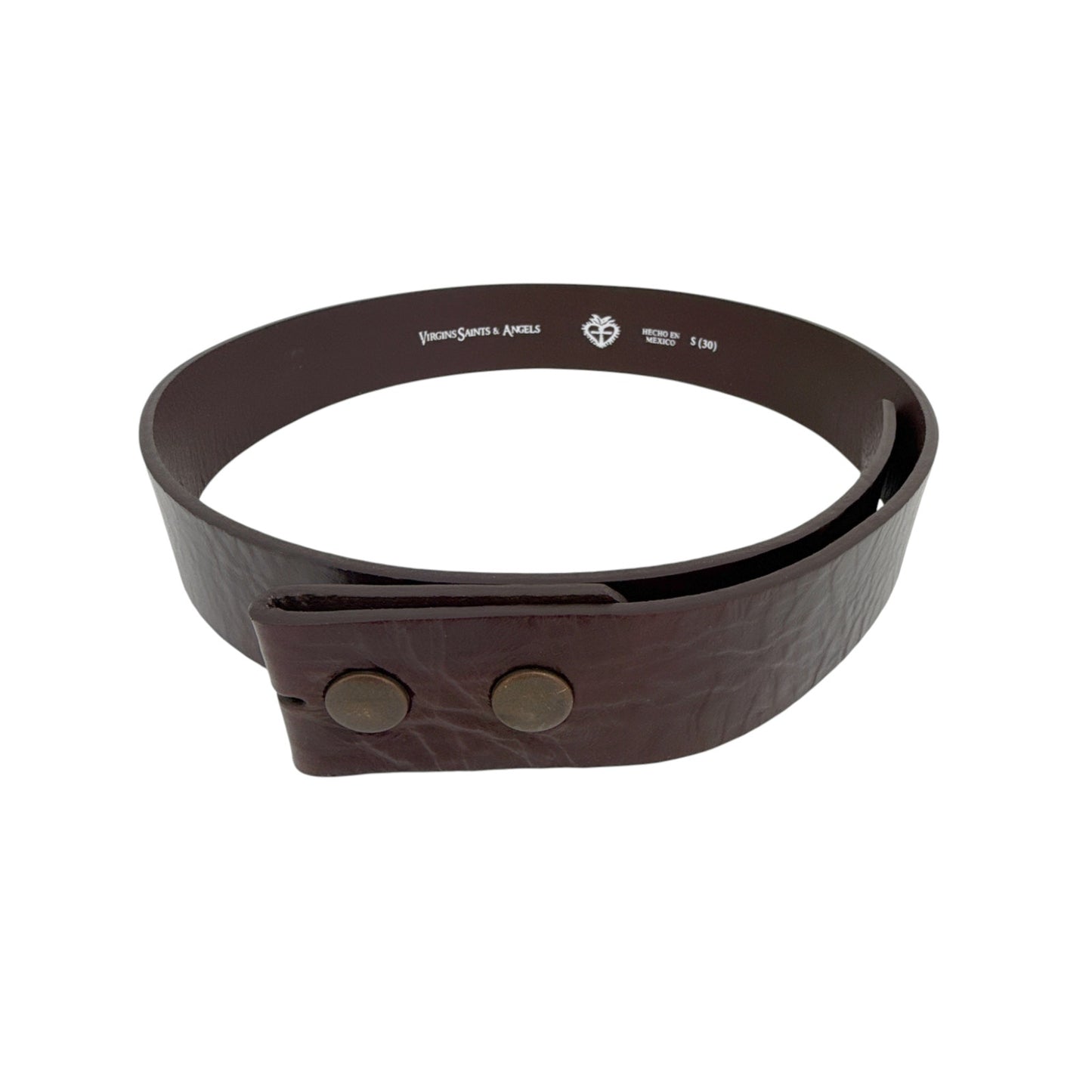 VIRGINS SAINTS & ANGELS VSA Belt Strap 1.5 in Brown S