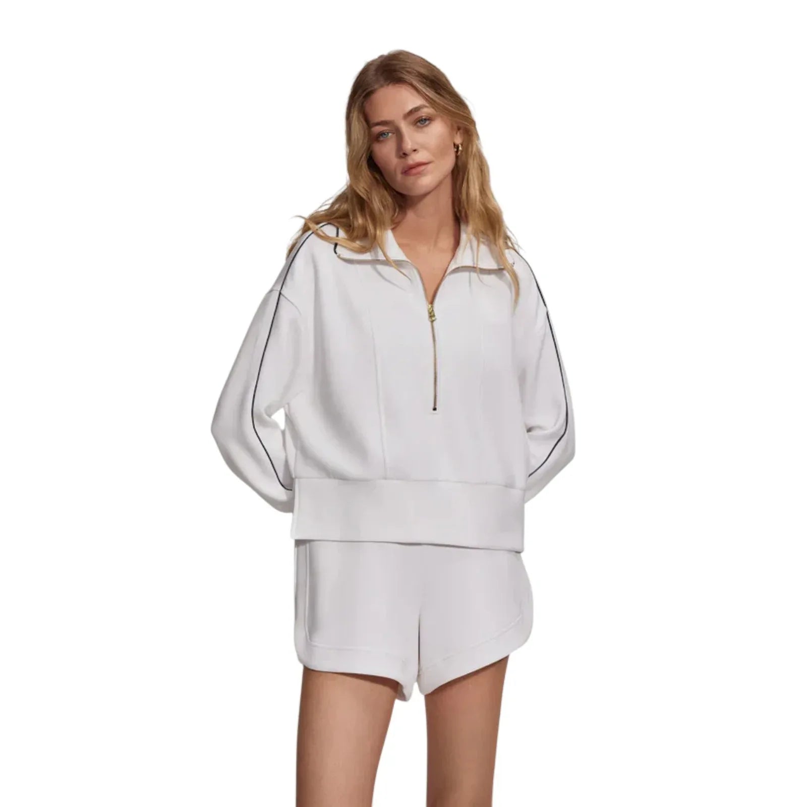 VARLEY Ollie High Rise Short in White XXS - flyKAMP