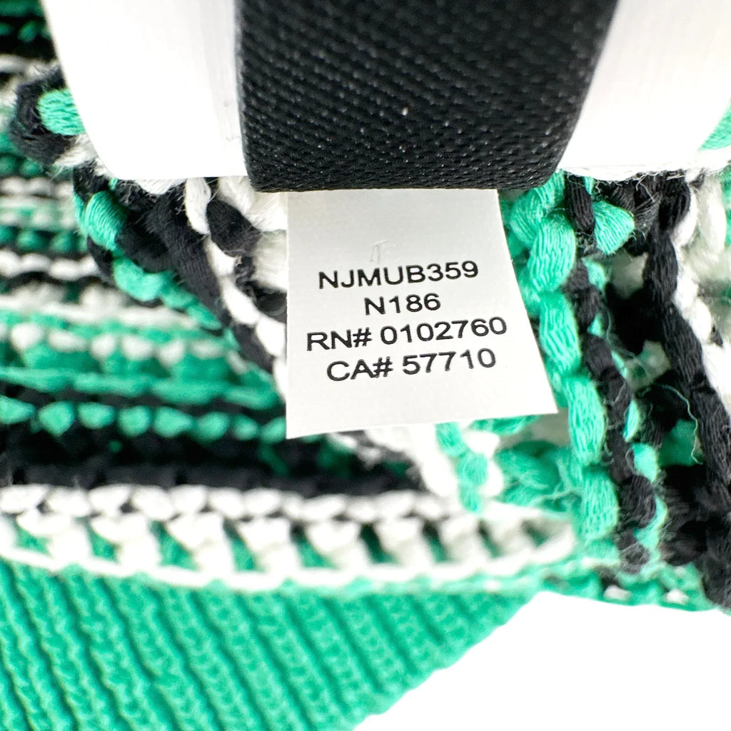 KATE SPADE New York Crochet Short Sleeve Sweater in Gumdrop Green S - flyKAMP