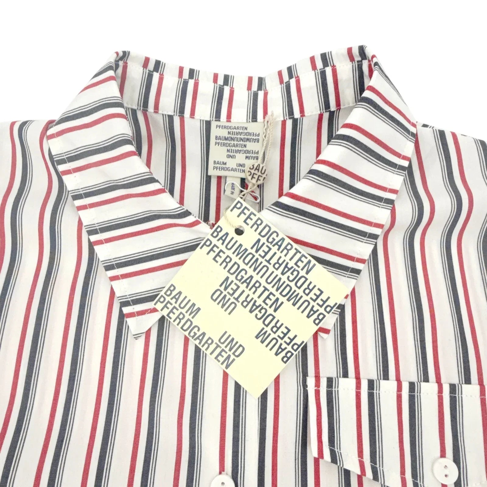 BAUM UND PFERDGARTEN Bryce Blouse Haute Red Stripe FR36|US4|S - flyKAMP