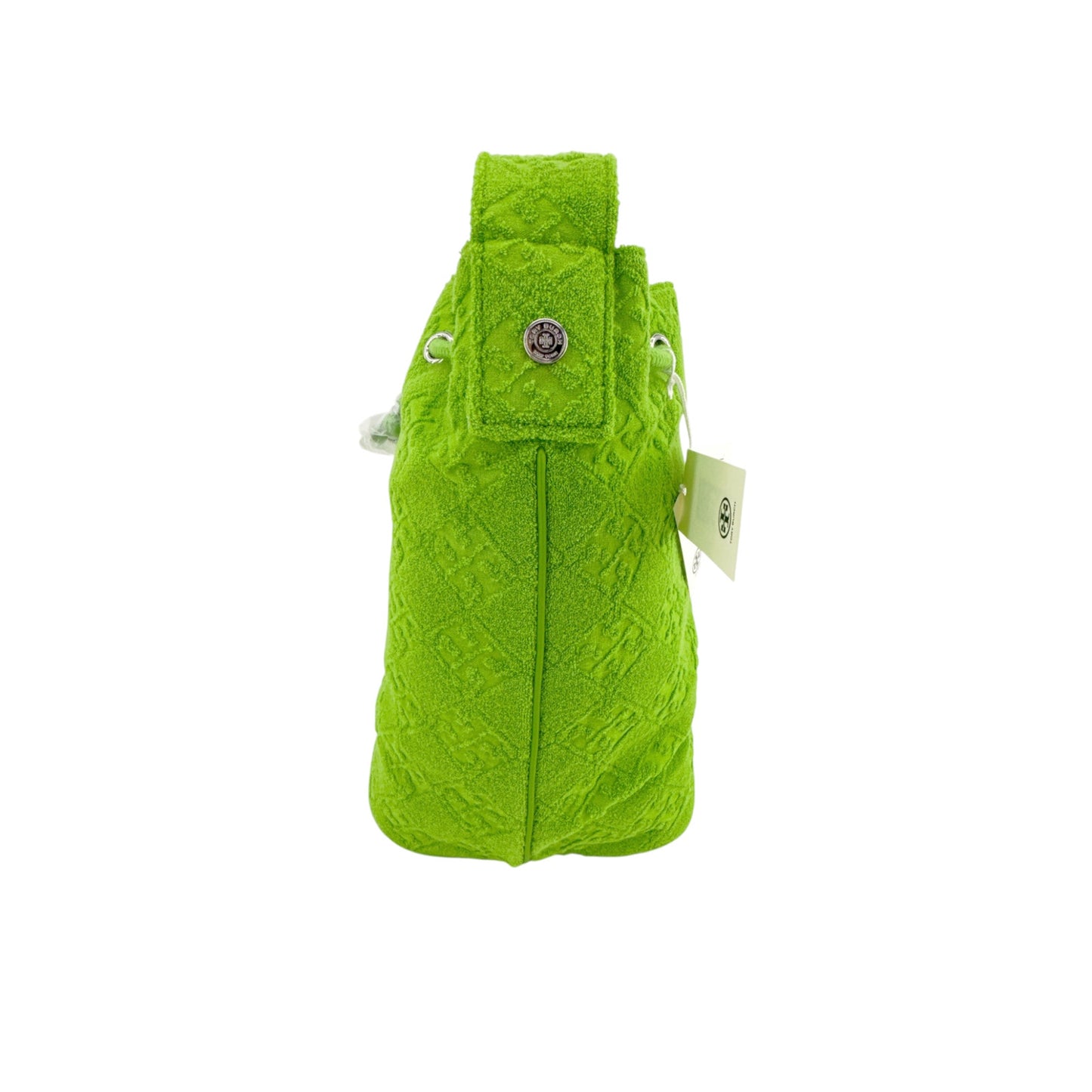 TORY BURCH T Monogram Oversized Bucket Bag in Monster