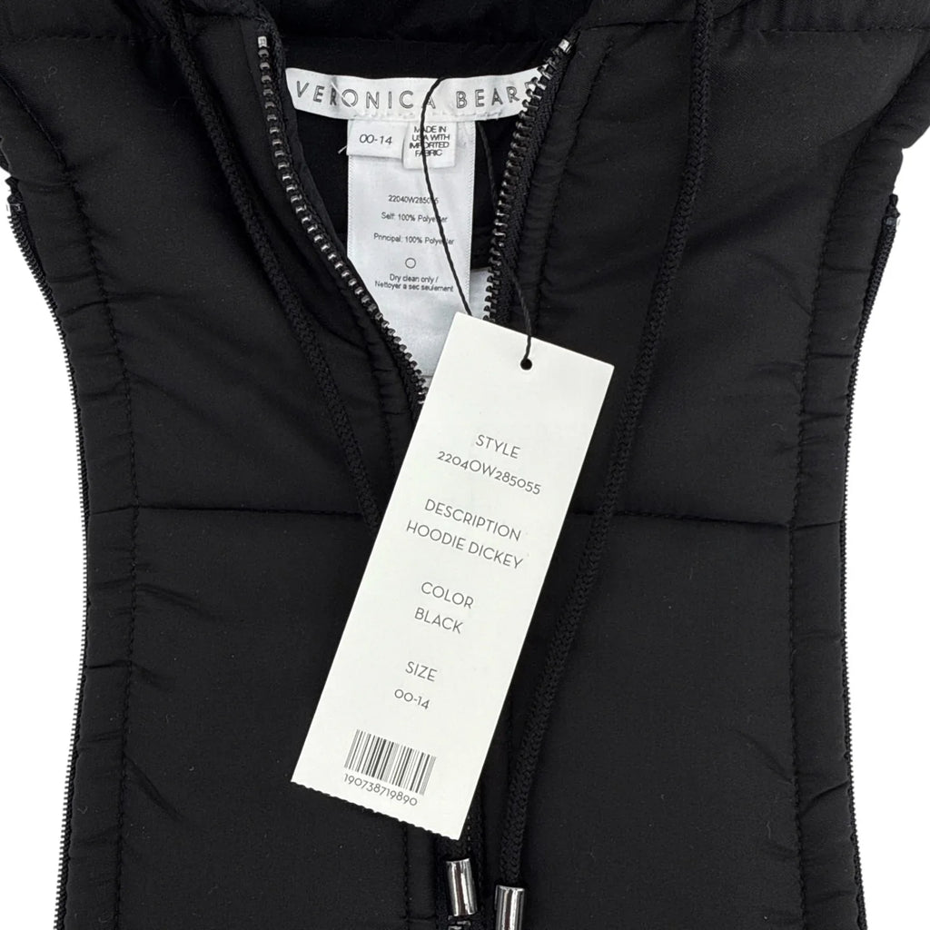 VERONICA BEARD Hoodie Dickey Black Puffer - flyKAMP