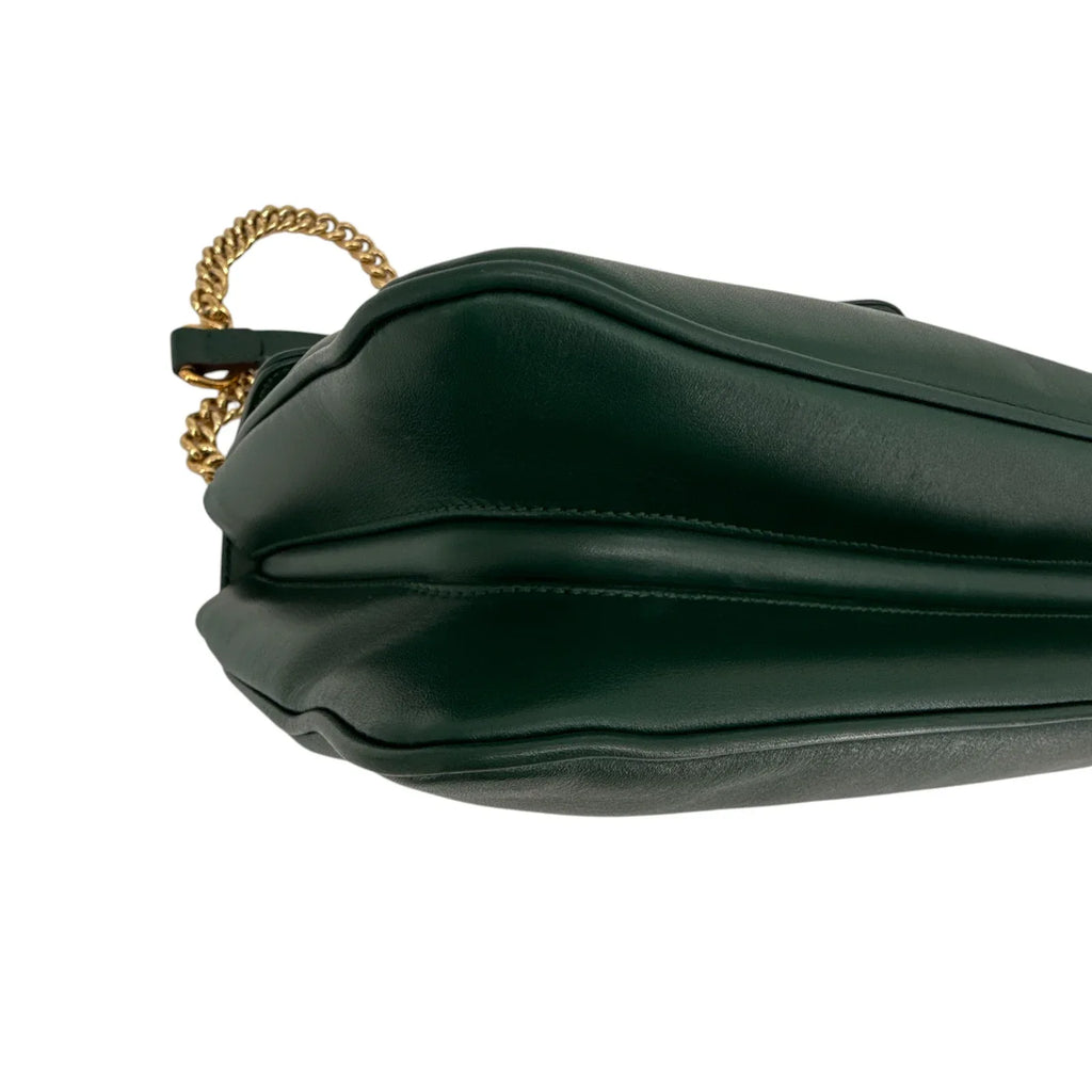GUCCI Rajah Medium Shoulder Bag in Vintage Green - flyKAMP