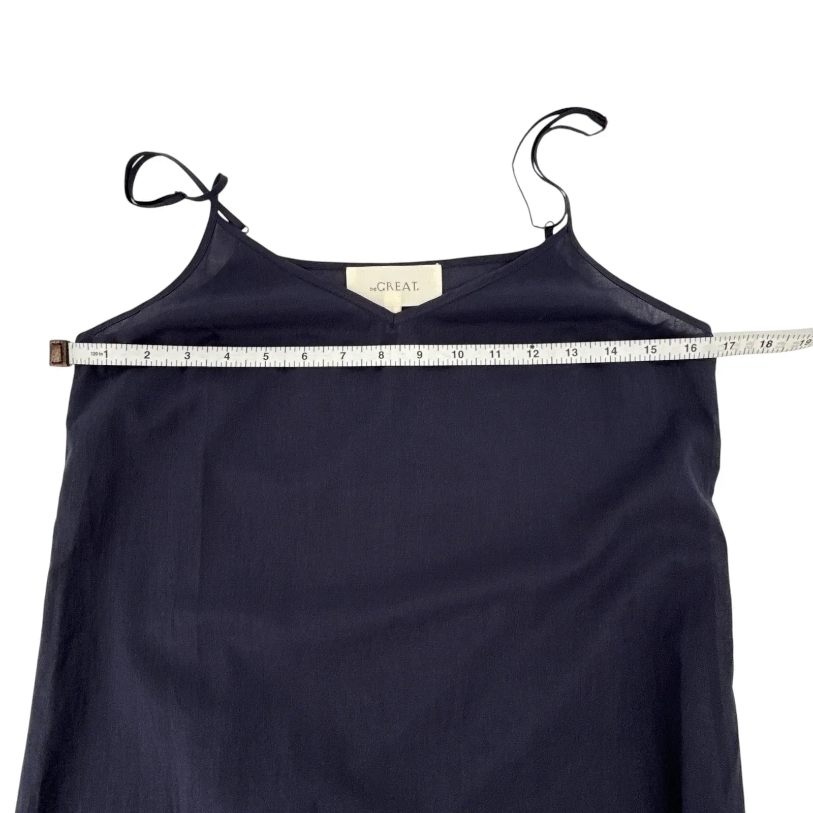 THE GREAT. Merry Dress in Navy 0|XS - flyKAMP