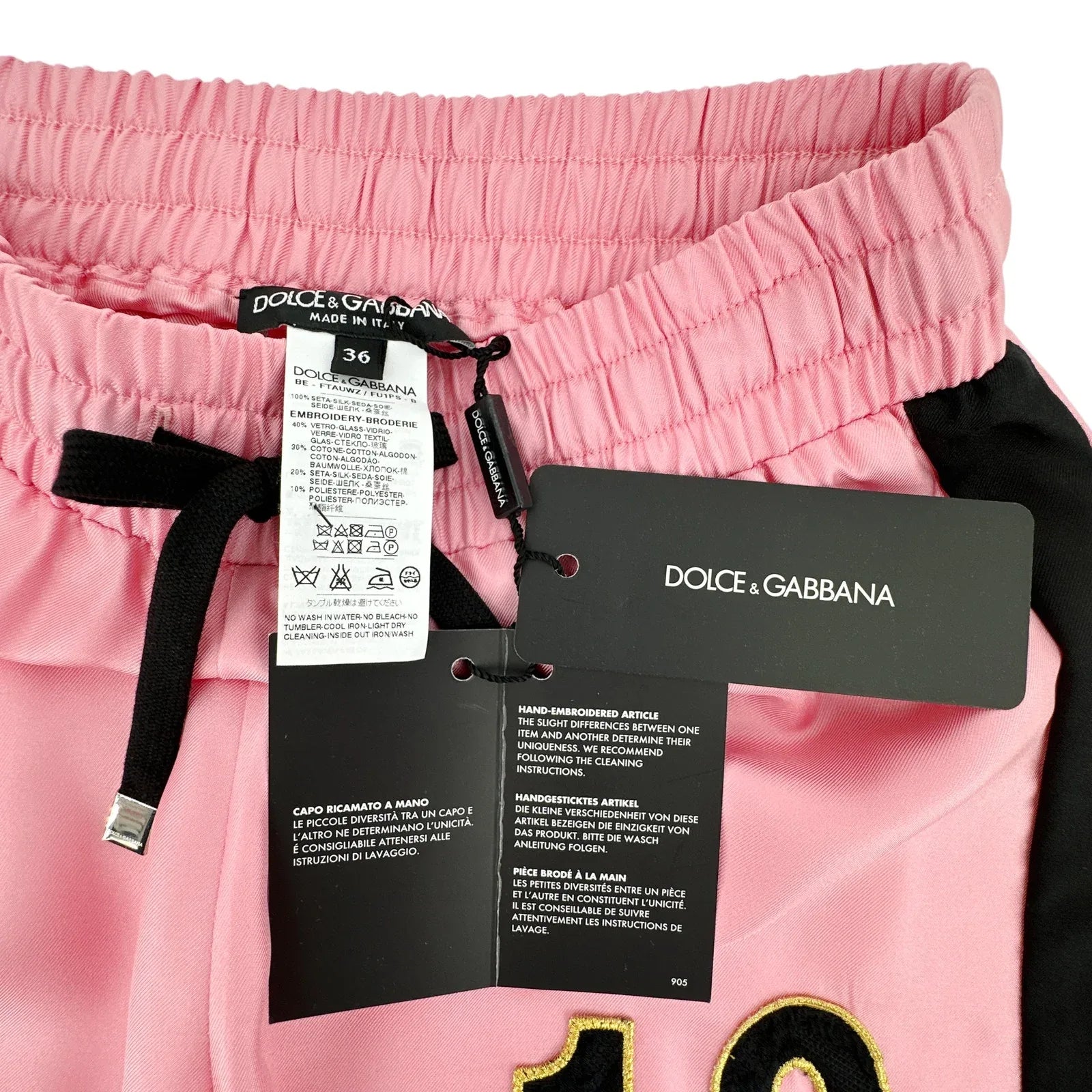DOLCE & GABBANA Silk Sport Shorts IT36|XS - flyKAMP