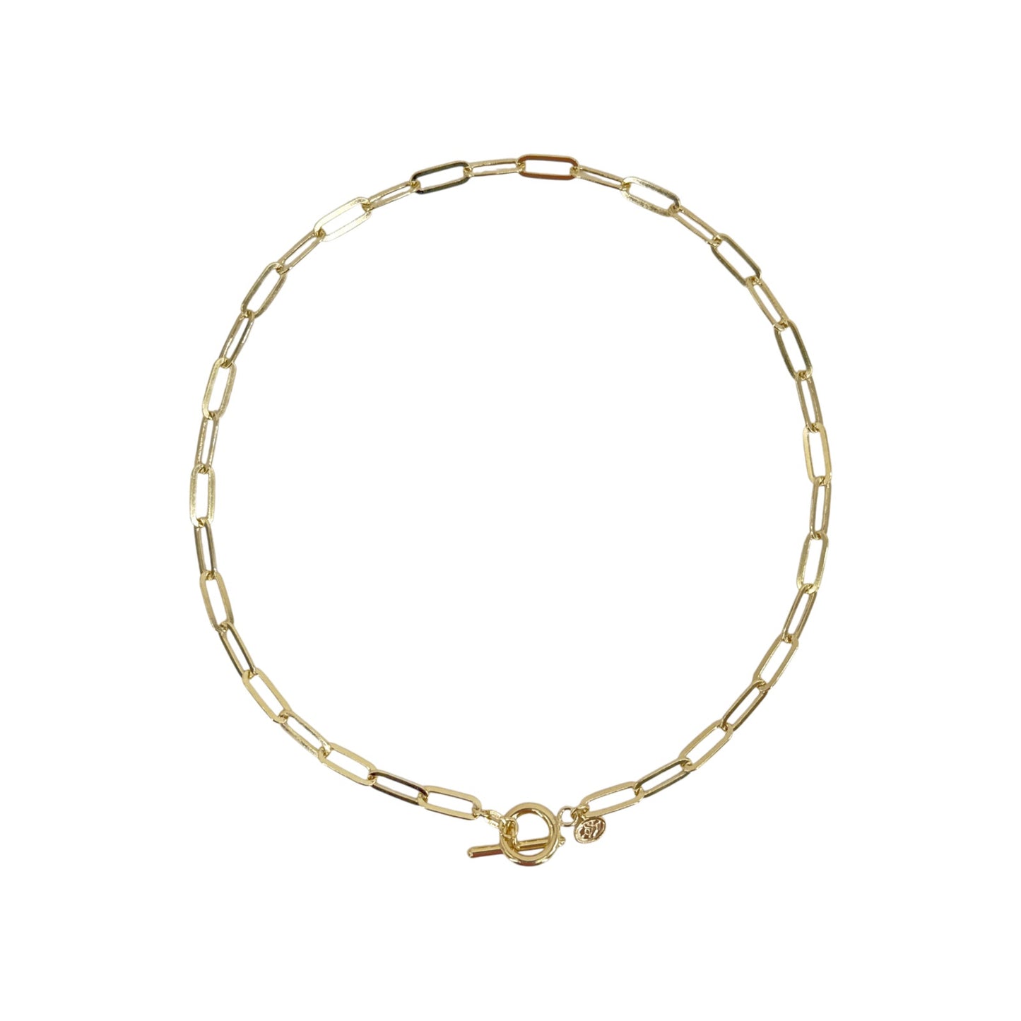 SILPADA Let’s Link Chain Necklace in Gold Plated Silver 17”