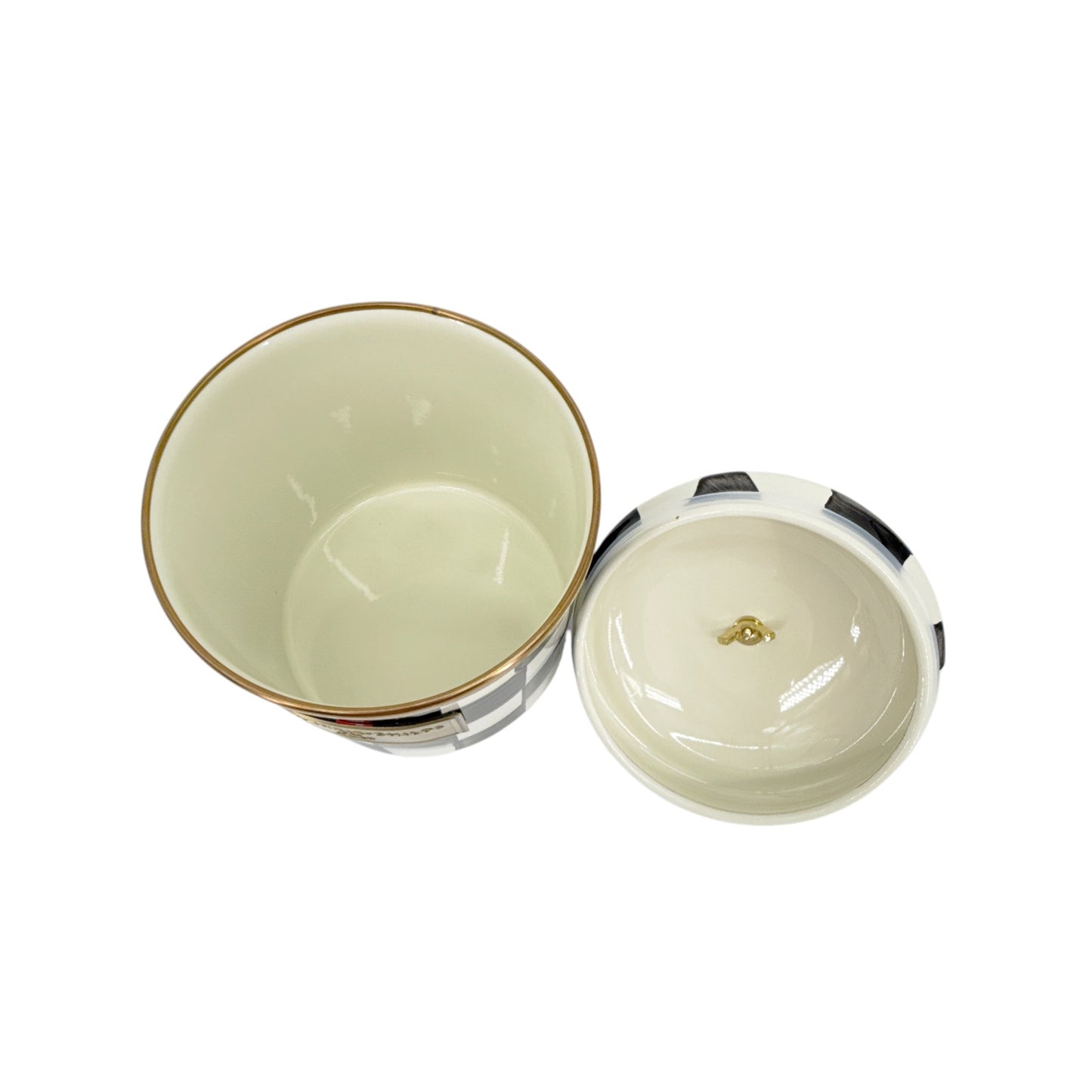 MACKENZIE-CHILDS Courtly Check Canister Small