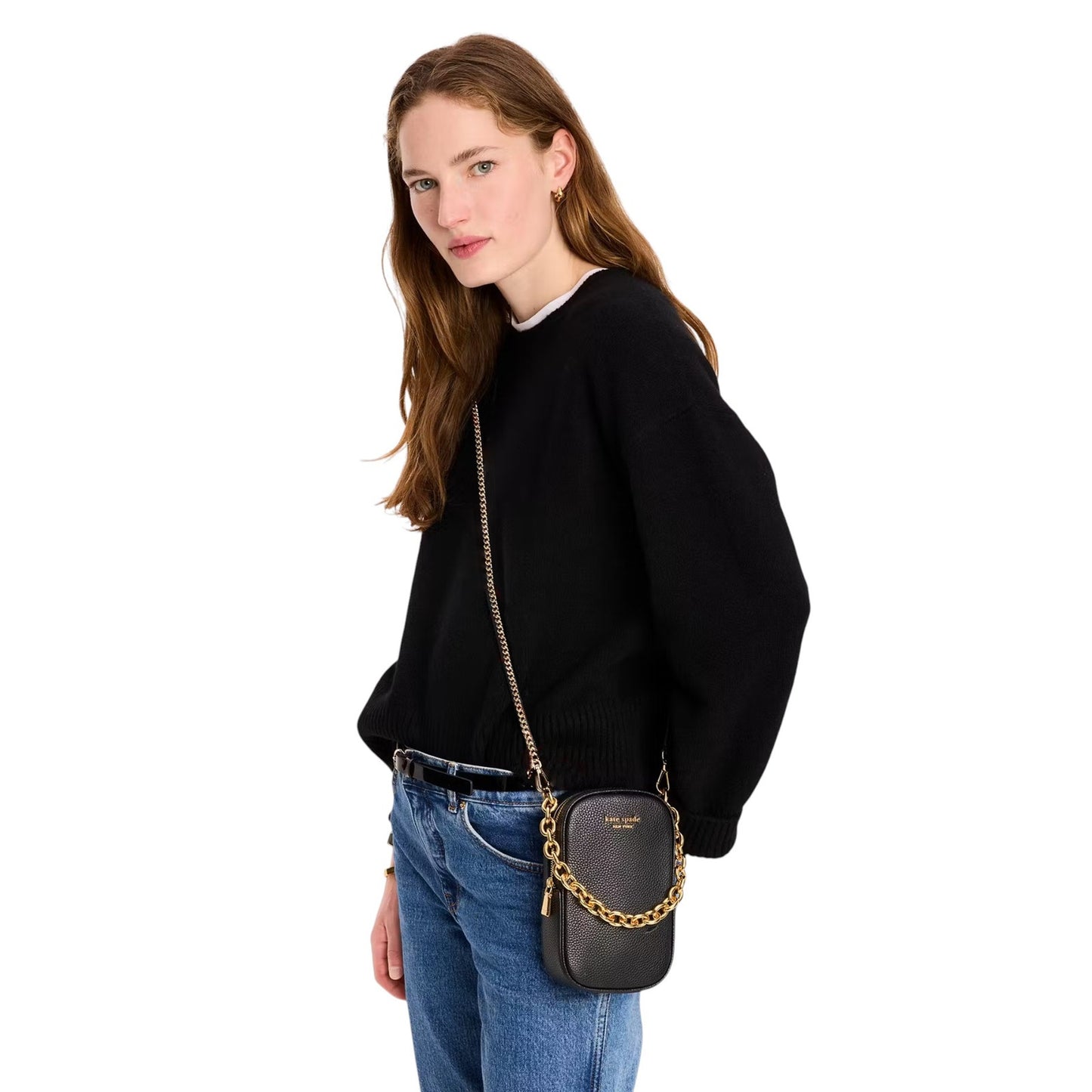 KATE SPADE New York  Jolie Chain Phone Crossbody+Additional Chain Strap