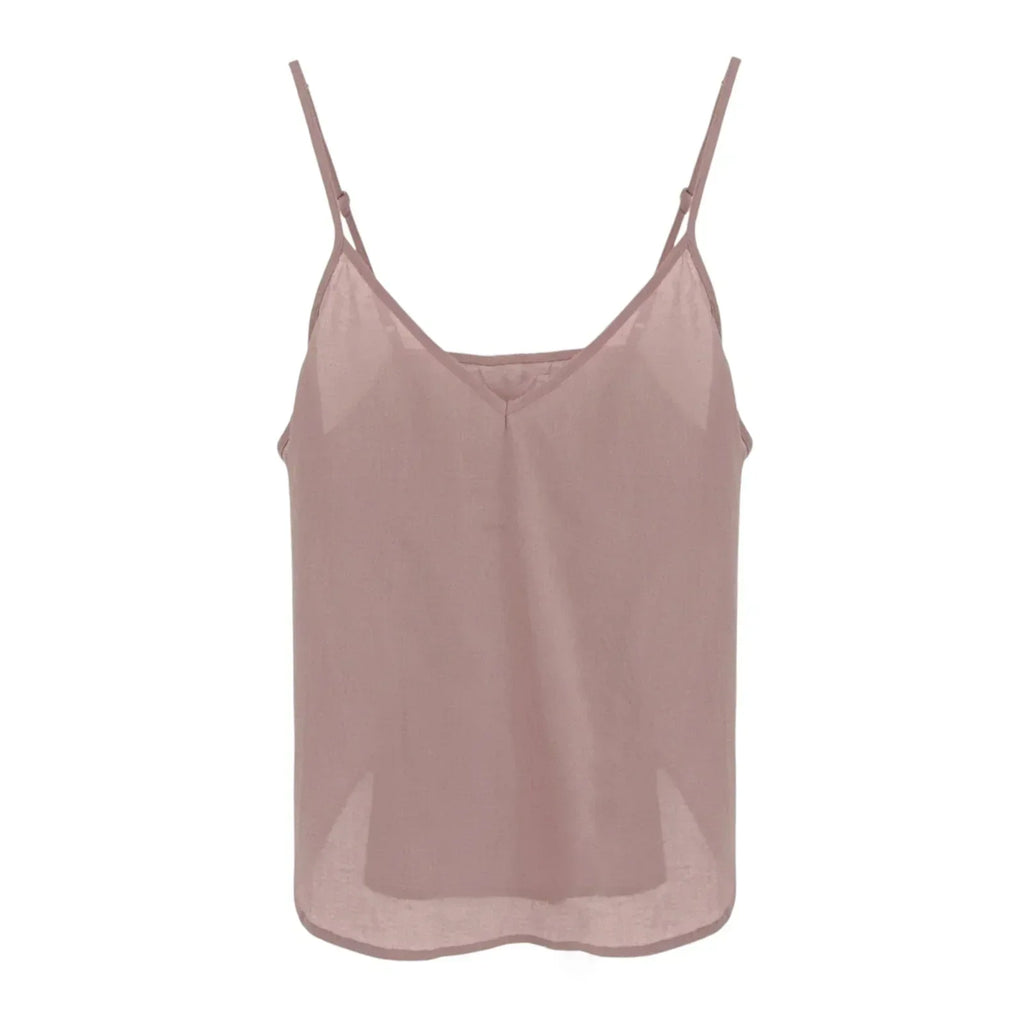 FARM RIO Pleated Yoke Blouse Light Pink S - flyKAMP