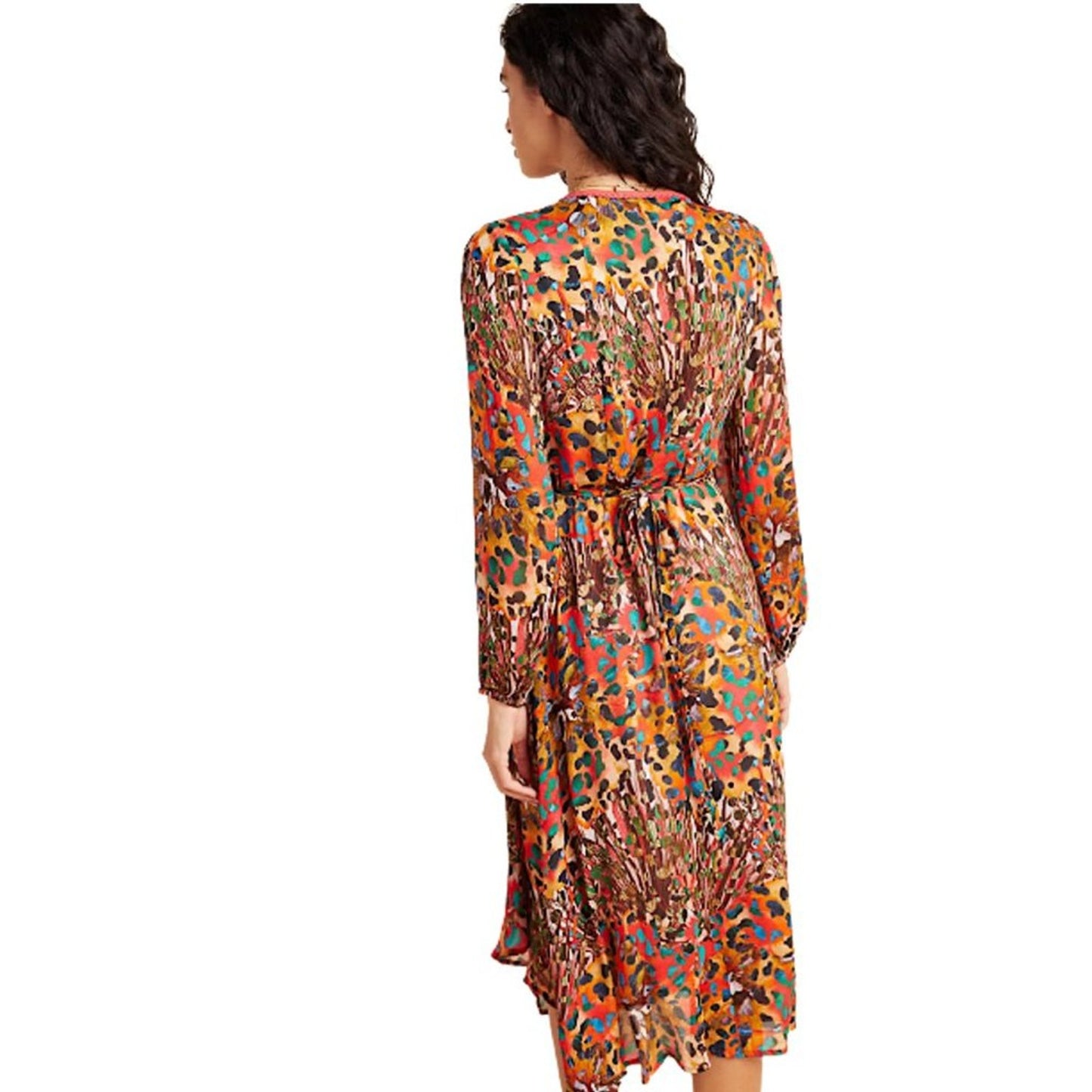 ANTHROPOLOGIE x BL-NK Jenny Maxi Wrap Dress XS