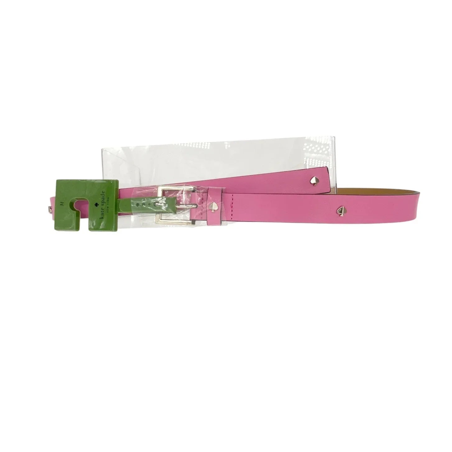 KATE SPADE New York Spade Belt in Rhododendron Grove / Pale Gold M - flyKAMP