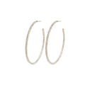 TORY BURCH Pavé Hoop Earrings Tory Burch