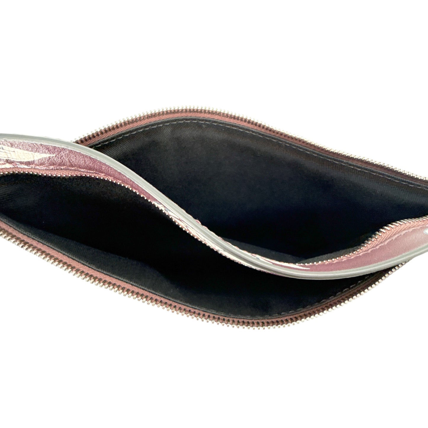 VALENTINO GARAVANI Leather Pineapple Clutch in Ruby/Ivory
