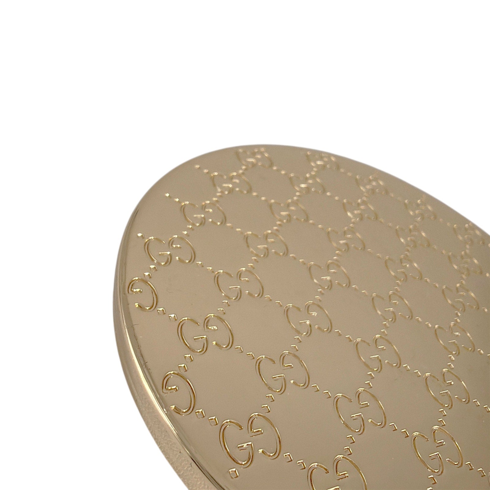 GUCCI Parfums GG Embossed Compact Double-Sided Mirror in Gold Gucci