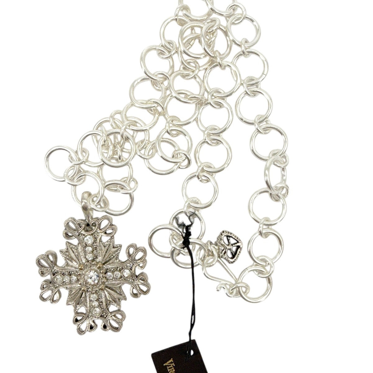 VIRGINS SAINTS & ANGELS VSA The Betty Chain with Electra Cross Medallion Silver