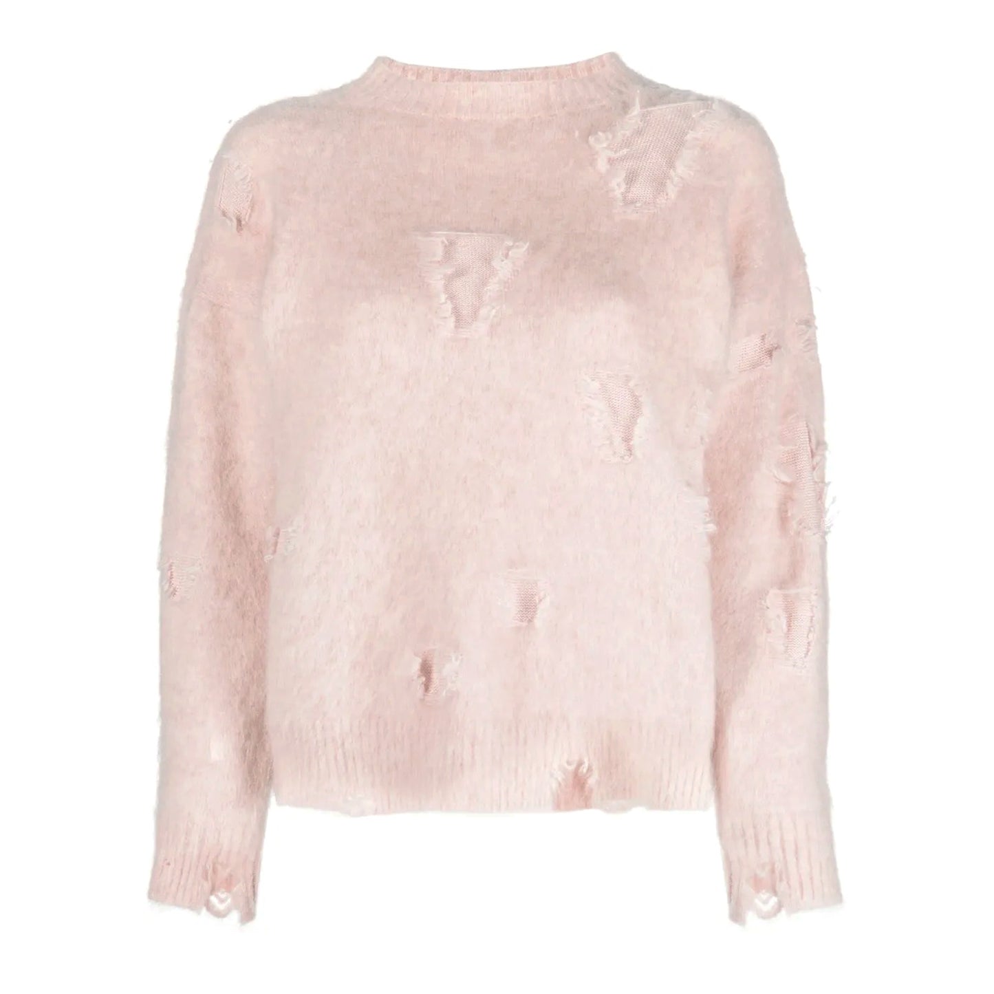 R13 Shrunken Deconstructed Crewneck Sweater M