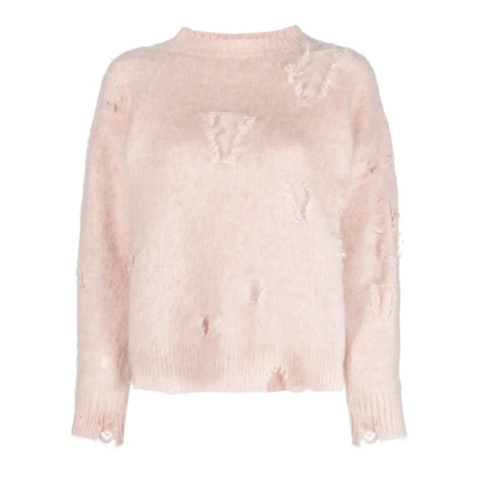 R13 Shrunken Deconstructed Crewneck Sweater M