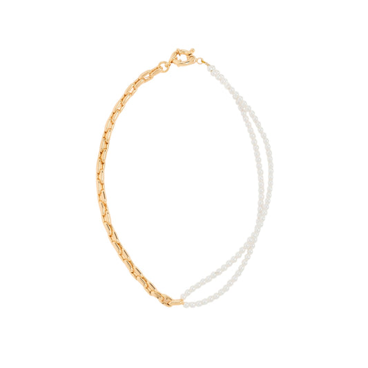 TIMELESS PEARLY Half and Half Necklace